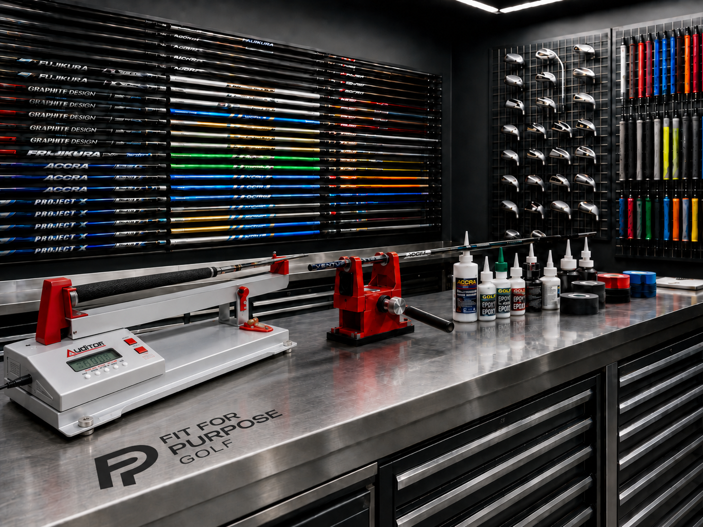 Fit For Purpose Golf club workshop bench in East Lothian
